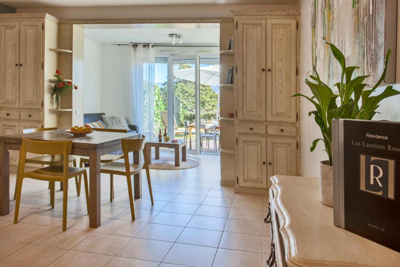 Mare Appart Avec Jardin Et Bbq Vue Mer Et Montagne Plage Et Port A 2 Pas Calvi  Kültér fotó