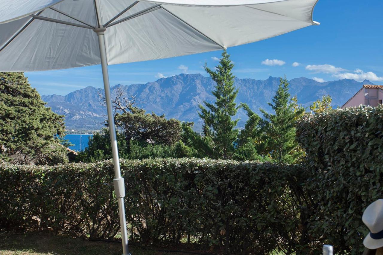 Mare Appart Avec Jardin Et Bbq Vue Mer Et Montagne Plage Et Port A 2 Pas Calvi  Kültér fotó
